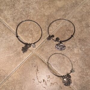 Alex and Ani Silver Set